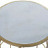 Вспомогательный стол DKD Home Decor Позолоченный Металл Мрамор 42 x 42 x 65,5 cm