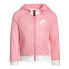 Фото #1 товара Толстовка с капюшоном для девочек Nike 842-A4E 842-A4E Розовый