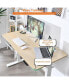 48 Inches Electric Standing Adjustable Desk with Control Panel and USB Port