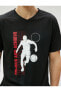 Фото #5 товара Футболка Koton Basketball Print VNeck Short Sleeve