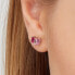 Decent single earrings Fancy Vibrant Pink FVP06