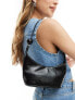 Фото #1 товара ASOS DESIGN shoulder bag with resin ball detail strap in black