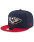 ფოტო #1 პროდუქტის New Orleans Pelicans Basic 2 Tone 59FIFTY Fitted Cap