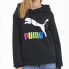 Фото #3 товара Худи Classics Logo женское Puma 595915-81, черное