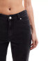 JJXX Nice straight fit cropped jeans in black