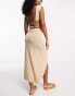 Flook premium fia beach skirt co-ord in sand