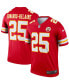 Фото #1 товара Men's Clyde Edwards-Helaire Red Kansas City Chiefs Legend Jersey