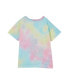 ფოტო #2 პროდუქტის Big Girls Poppy Short Sleeve Print T-shirt