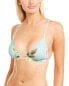 Фото #1 товара Charlie Holiday Athena Fixed Bikini Top Women's Green 10