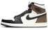 Фото #1 товара Кроссовки Nike Air Jordan 1 Retro High Dark Mocha (Белый, Черный)