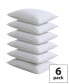 6-Pack 100% Cotton Pillow Protectors, Queen