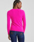 ფოტო #2 პროდუქტის 100% Cashmere Women's Long-Sleeve Crewneck Sweater, Regular & Petites, Created for Macy's