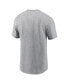 ფოტო #2 პროდუქტის Men's Heather Gray New England Patriots Vs. Indianapolis Colts 2023 Frankfurt Game Essential T-shirt