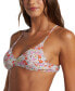 Фото #3 товара Juniors' Floral-Print Beach Classics Bikini Top