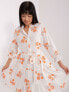 Sukienka-LK-SK-509346.85-pomarańczowy