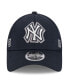 Фото #2 товара Men's Navy New York Yankees 2024 Clubhouse 9FORTY Adjustable Hat