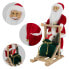 Фото #5 товара Weihnachtsmann Figur mit Holzschlitten