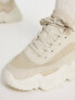 Фото #4 товара Public desire locke chunky trainers in beige