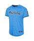 Фото #2 товара Big Boys and Girls Jazz Chisholm Jr. Blue Miami Marlins Alternate Limited Player Jersey