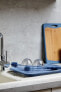 Silikon-Waschbürste 25 cm, blau, Wenko