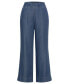 ფოტო #1 პროდუქტის Women's Anna Fit Wide Leg Soft Denim Pant