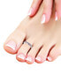 ფოტო #4 პროდუქტის Cubic Zirconia Channel Set Sterling Silver Toe Ring