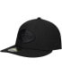 Фото #2 товара Men's Black New York Jets Black on Black Low Profile 59FIFTY II Fitted Hat