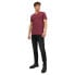 ფოტო #6 პროდუქტის JACK & JONES Split Slim Fit short sleeve v neck T-shirt