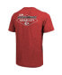 Фото #2 товара Men's Red Kansas City Chiefs Super Bowl LVIII Champions Tri-Blend Pocket T-shirt
