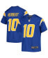 Big Boys Justin Herbert Royal Los Angeles Chargers Game Jersey