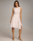 Фото #1 товара Women's Jewel-Neck A-Line Midi Dress
