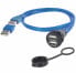 Encitech 2 x USB 2.0 Typ A Chassisbuchse Einbau 1310-1028-05 M22