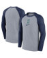 Фото #2 товара Men's Gray Seattle Mariners Authentic Collection Game Raglan Performance Long Sleeve T-shirt