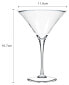 Фото #5 товара 6x Cocktailglas Glas Martiniglas 145 ml
