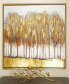 Canvas Tree Framed Wall Art with Gold-Tone Frame, 47" x 2" x 36"