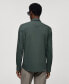 Фото #2 товара Рубашка MANGO для мужчин с карманами и деталями из стрейч-ткани