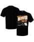 Фото #2 товара Men's Black Kyle Busch Speed T-shirt
