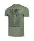 ფოტო #3 პროდუქტის Men's Heather Green AC/DC High Voltage '76 European Tour T-shirt