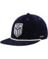 ფოტო #1 პროდუქტის Men's and Women's Navy USMNT Snow Beach Corduroy Adjustable Hat