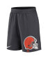 ფოტო #3 პროდუქტის Men's Anthracite Cleveland Browns Stretch Performance Shorts