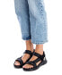 Women's Suede Sandals By Black