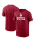 Men's Crimson Oklahoma Sooners Football T-Shirt