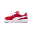 Фото #5 товара Puma Suede Xl Lace Up Toddler Boys Red Sneakers Casual Shoes 39657903