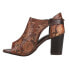 Фото #6 товара Roper Mika Embossed Shootie Pumps Womens Brown Dress Casual 09-021-0946-2674