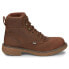 Justin Original Workboots Rush 6 Inch Waterproof Composite Toe Work Mens Brown