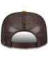 Фото #2 товара Men's White/Gold San Diego Padres Team Foam Front A-Frame Trucker 9FIFTY Snapback Hat