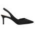 Nina Nina60 Slingback Pointed Toe Pumps Womens Black Dress Casual NINA60S-003