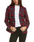 Jones New York Double-Breasted Jacket Women's Red Xs