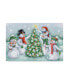 Фото #1 товара Mary Urban Classic Snowmen IV Canvas Art - 15" x 20"