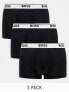 Фото #1 товара Boss Bodywear power 3 pack boxers in black